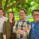 Professor Orin Bloch, Ph.D. candidate Rachel Mizenko, Assistant Professor Randy Carney and Professor Aijun Wang.