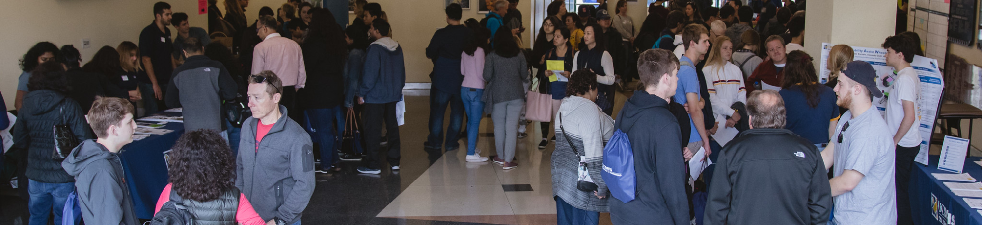 Students at event